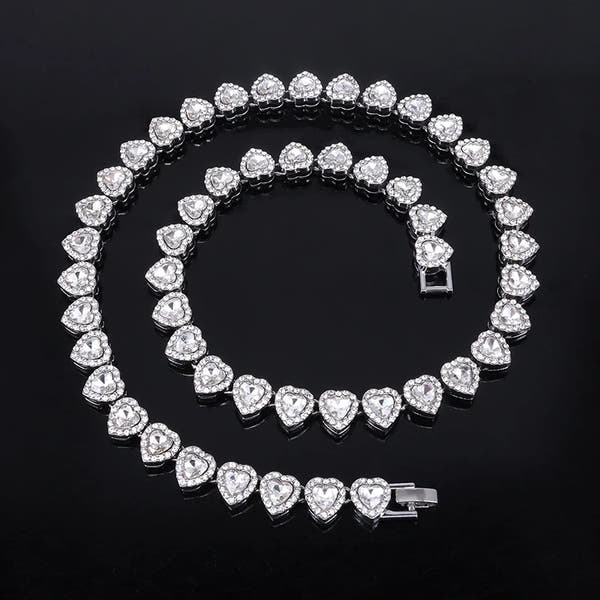 Dazzling Heart Rhinestone Jewelry Set™